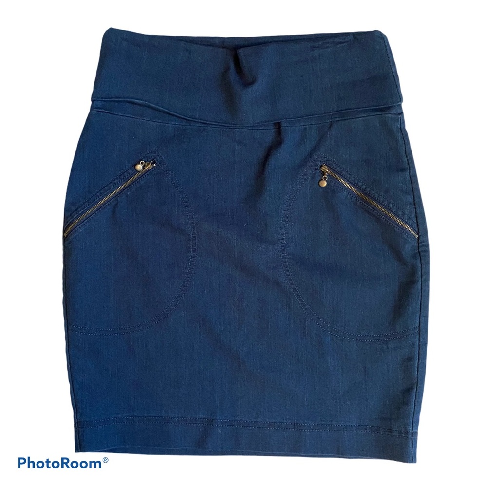 BITTE KAI RAND SKIRT BLUE DENIM PENCIL PULL ON Size M